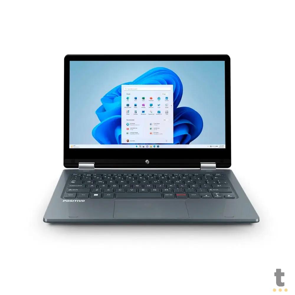 Notebook Positivo Duo C4128BP-1 Celeron Dual Core 4gb 128gb Mmc Win11 Pro 11.6 Pols Touch Screen Prata - 3601667 Truedata